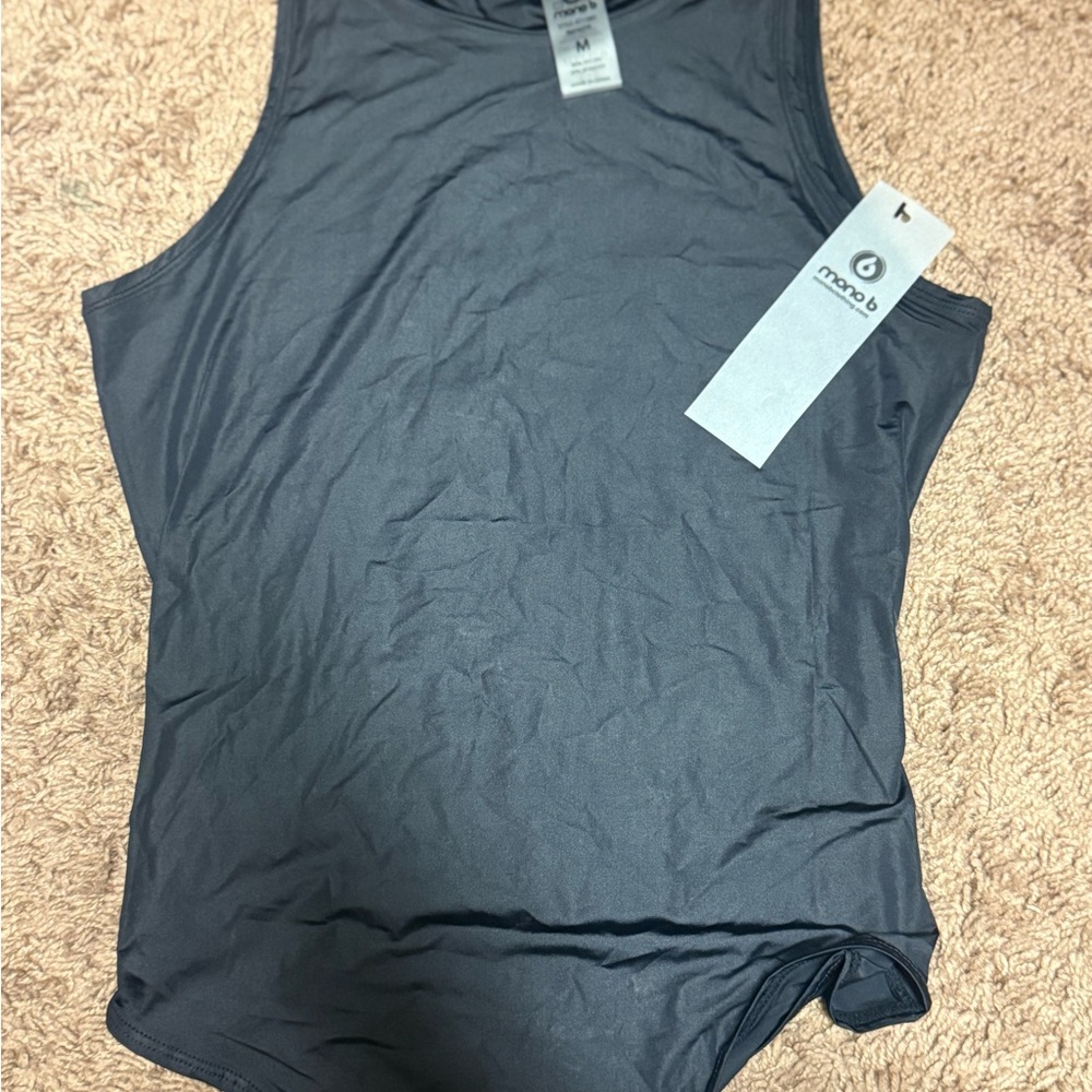 Mono B Men's Gray Tank Top